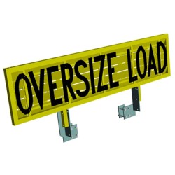 Aluminum Louver OSL Sign - Back Rack Mount