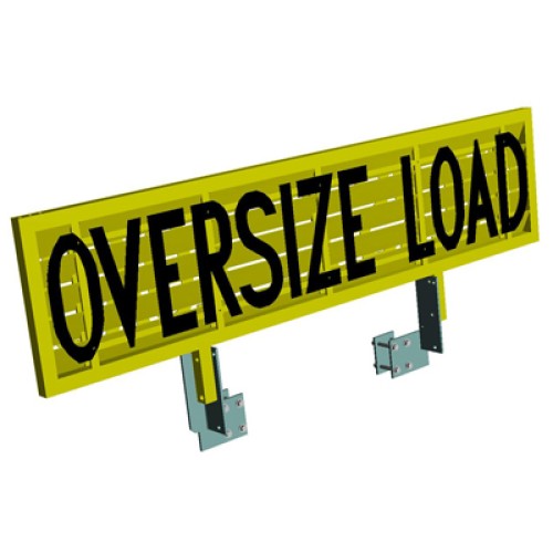 Aluminum Louver OSL Sign - Back Rack Mount