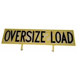 Aluminum Oversize Load Sign - No Mounting Brackets