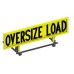 Solid Back Aluminum OSL Sign - Cross Bar Mount
