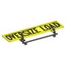 Solid Back Aluminum OSL Sign - Cross Bar Mount