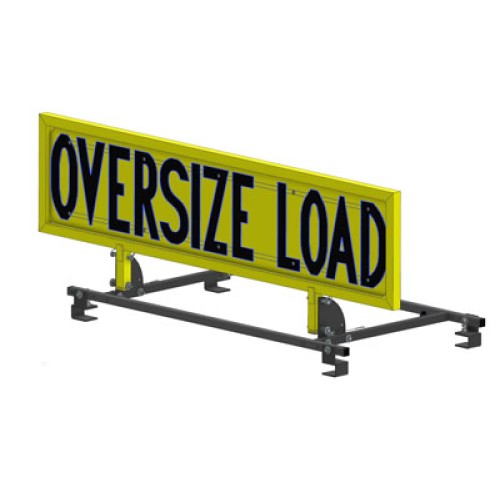 Solid Back Aluminum OSL Sign - Side Bar Mount