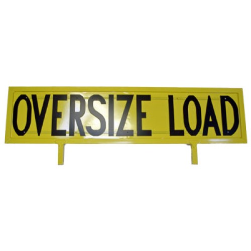 Solid Back Aluminum OSL Sign - No Mount