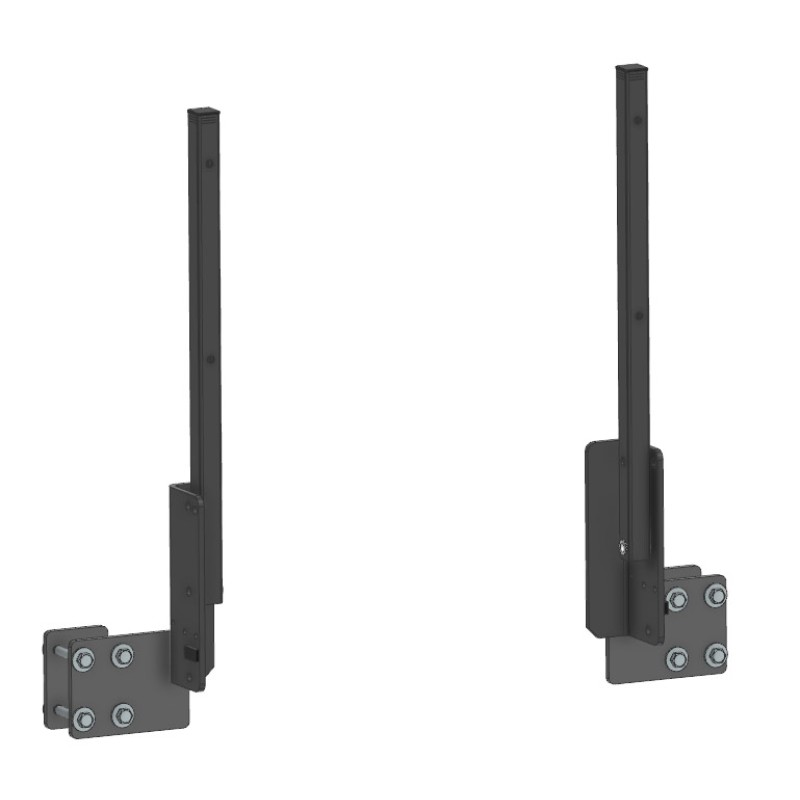 Back Rack Brackets with Mounting Tubes