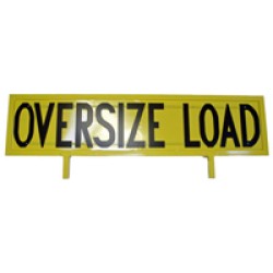 Solid Back Aluminum Oversize Load Sign - No Mount - 1192000011