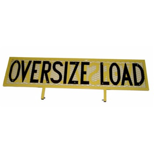 Steel Oversize Load Sign - No Mounting Brackets